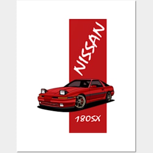 Nissan 180SX, JDM Car Posters and Art